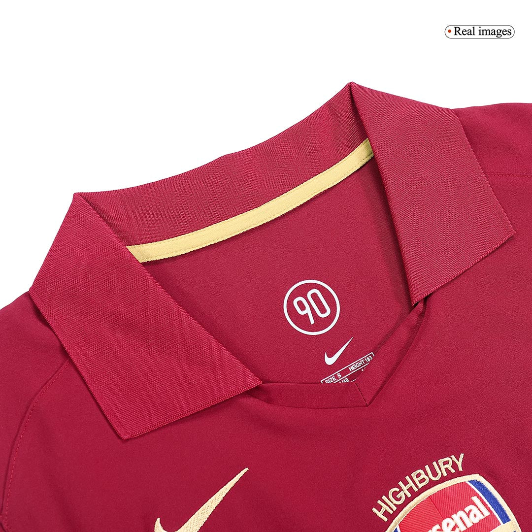 Arsenal BERGKAMP #10 Domácí Retro fotbalový dres 2005/06