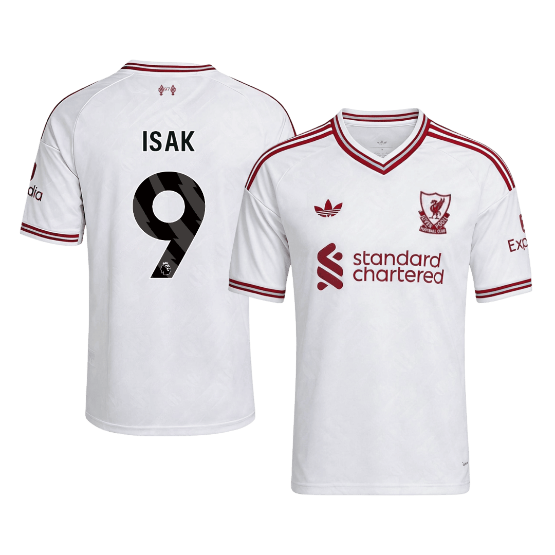Pánské Liverpool ISAK #9 Pryč Fotbalový dres 2026/27