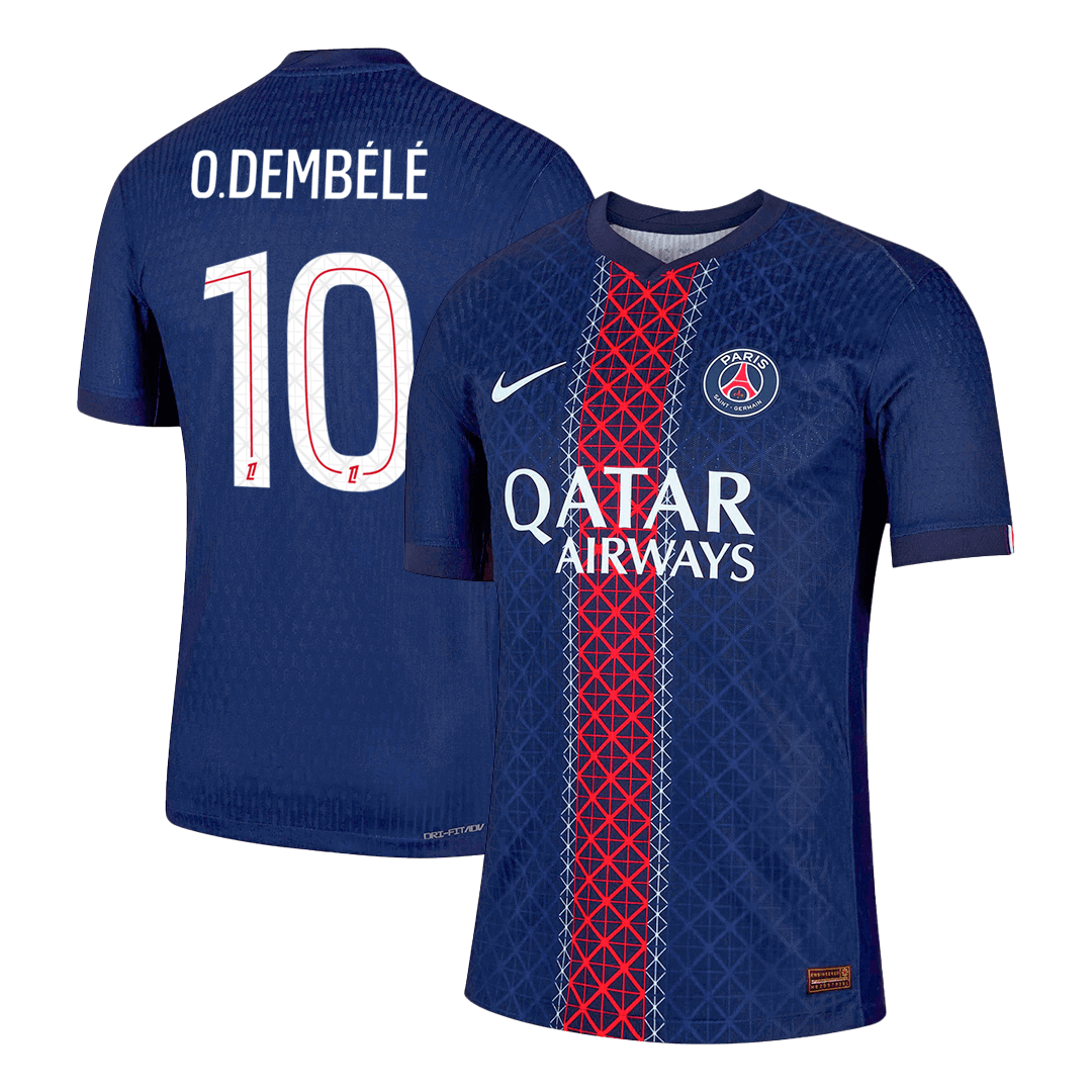 PSG O.DEMBÉLÉ #10 Domácí Fotbalový dres 2025/26 – verze pro hráče
