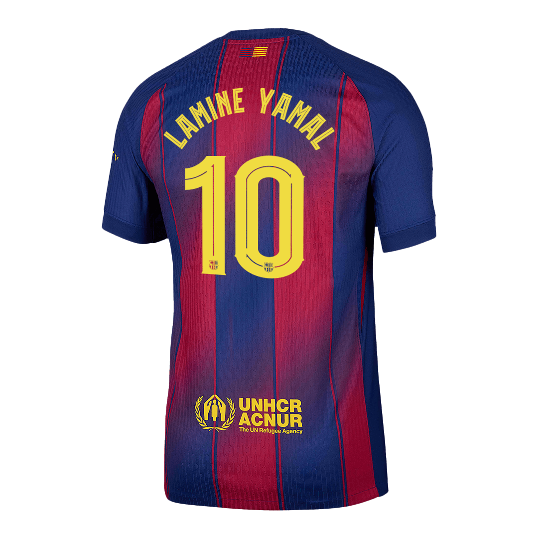 Barcelona LAMINE YAMAL #10 Home Football Shirt 2025/26 UCL - Player Version