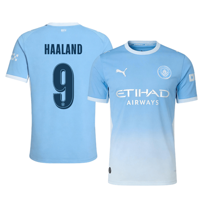 Manchester City HAALAND #9 Domov Fotbalový dres 2026/27 - verze pro hráče - UCL