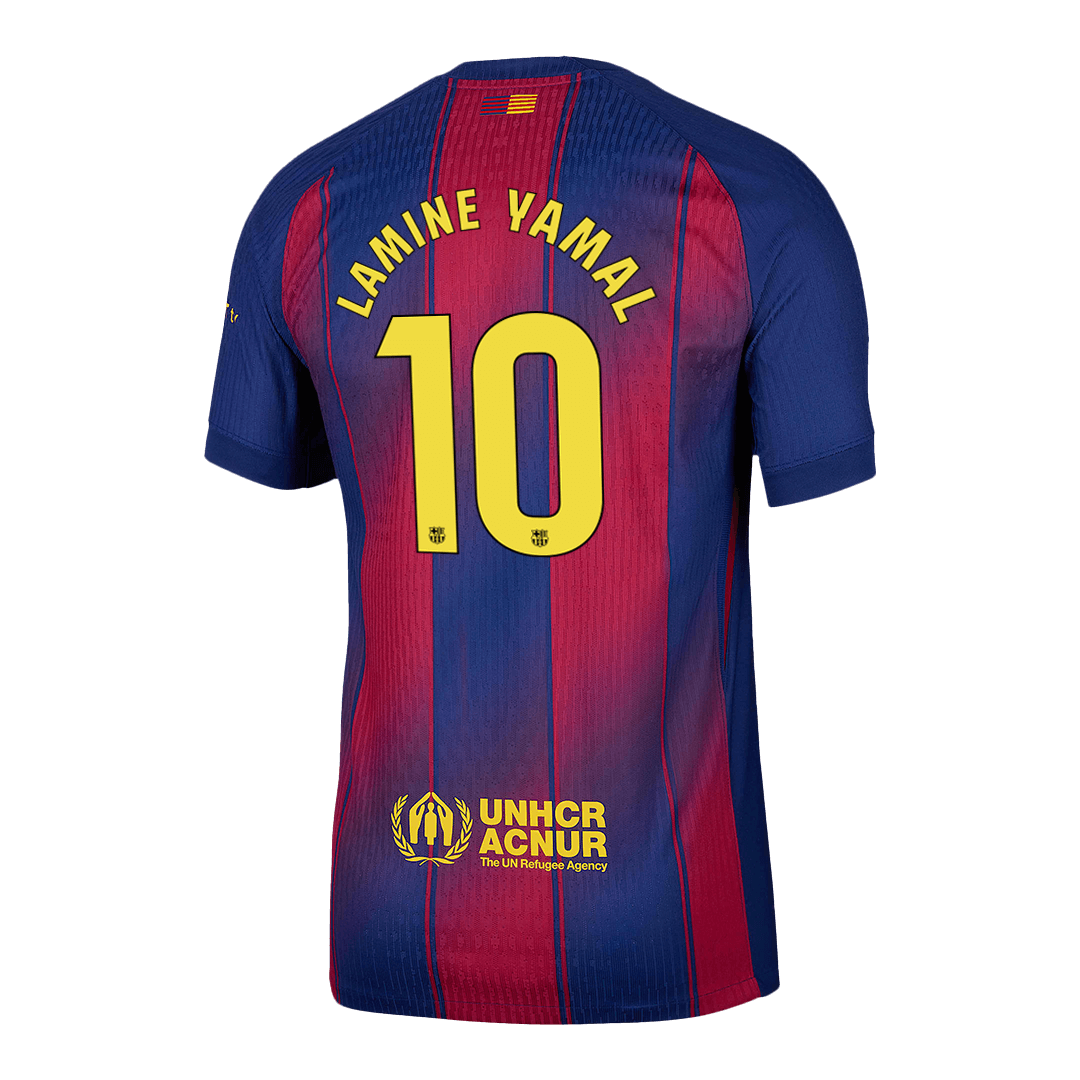 Barcelona LAMINE YAMAL #10 Home Football Shirt 2025/26 - Player Version