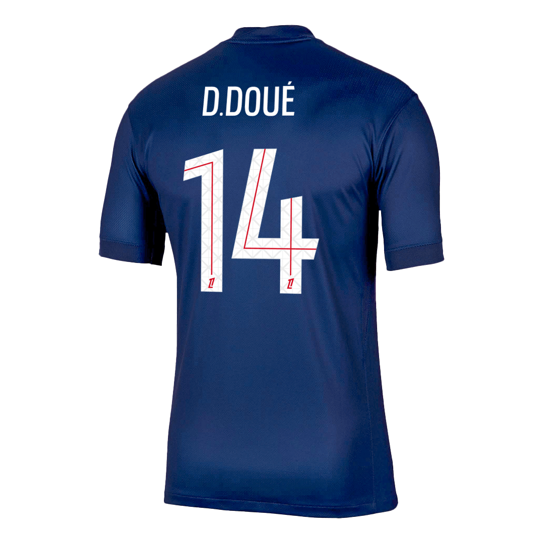 Pánský domácí fotbalový dres PSG D.DOUÉ #14 2025/26