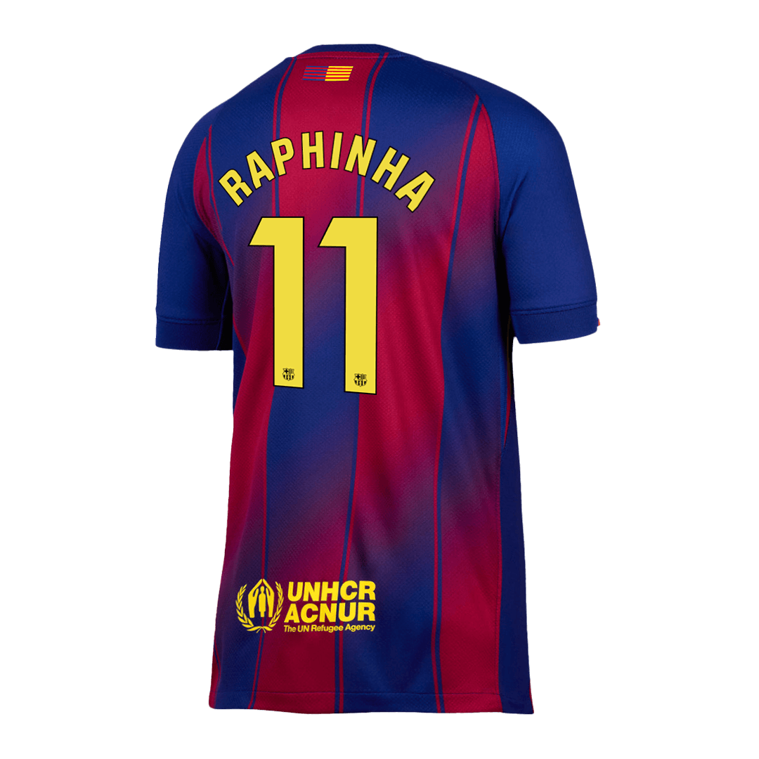 Barcelona RAPHINHA #11 Men's Home Football Jersey 2025/26