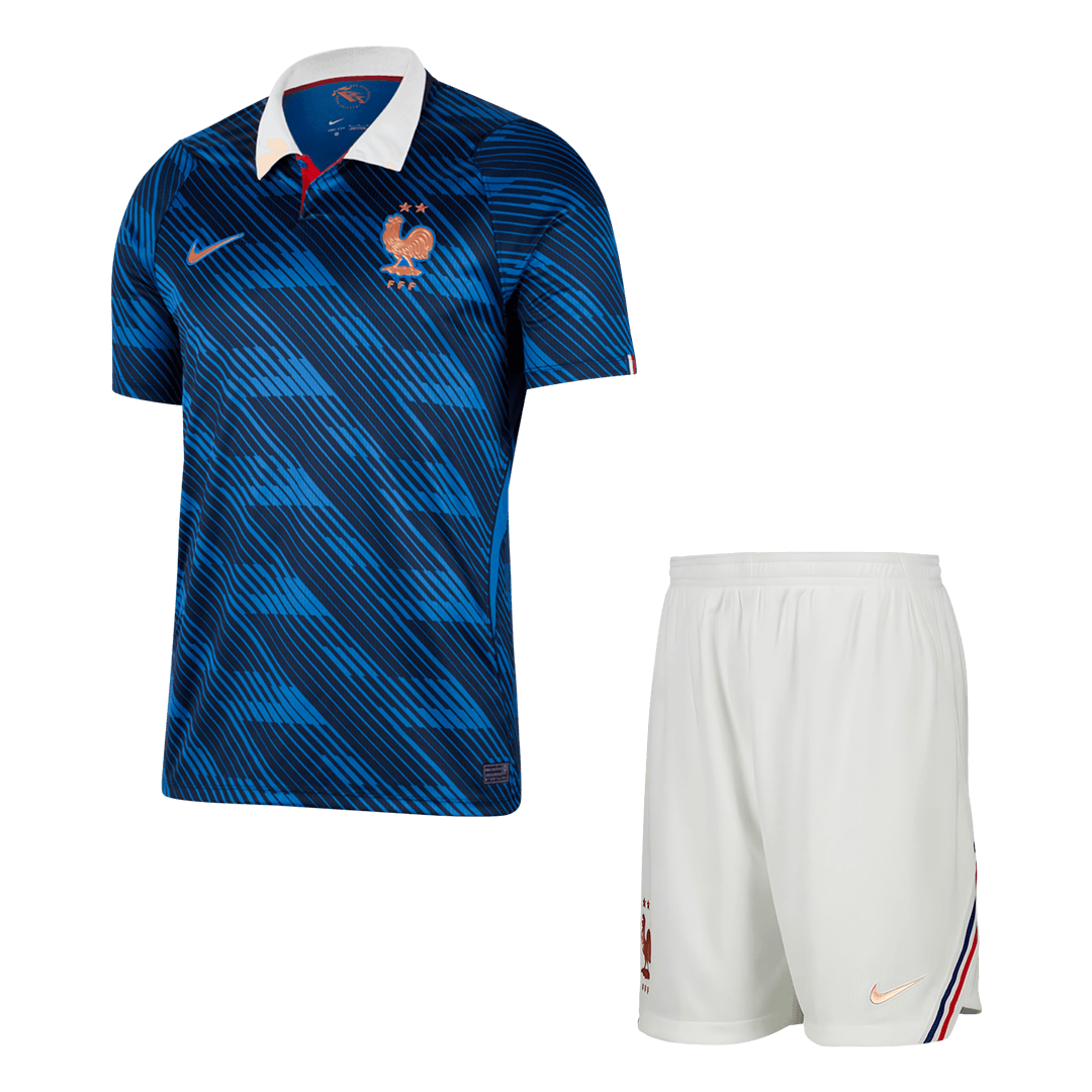 Pánské France Domov World Cup Fotbalový dres (Jersey+Shorts) Kit Mistrovství světa2026
