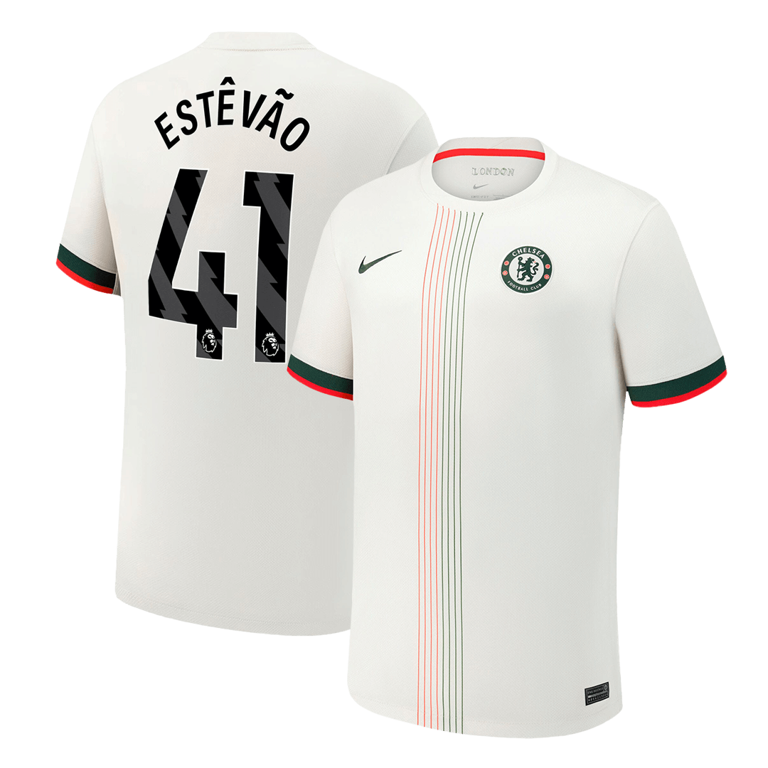 Pánské Chelsea ESTÊVÃO #41 Pryč Fotbalový dres 2025/26