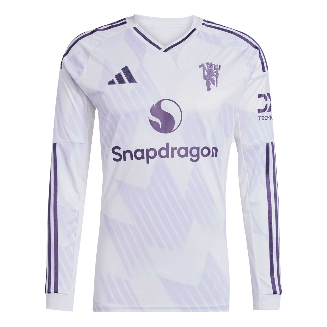 Pánský venkovní fotbalový dres Manchester United s dlouhým rukávem 2025/26