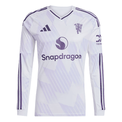 Pánský venkovní fotbalový dres Manchester United s dlouhým rukávem 2025/26
