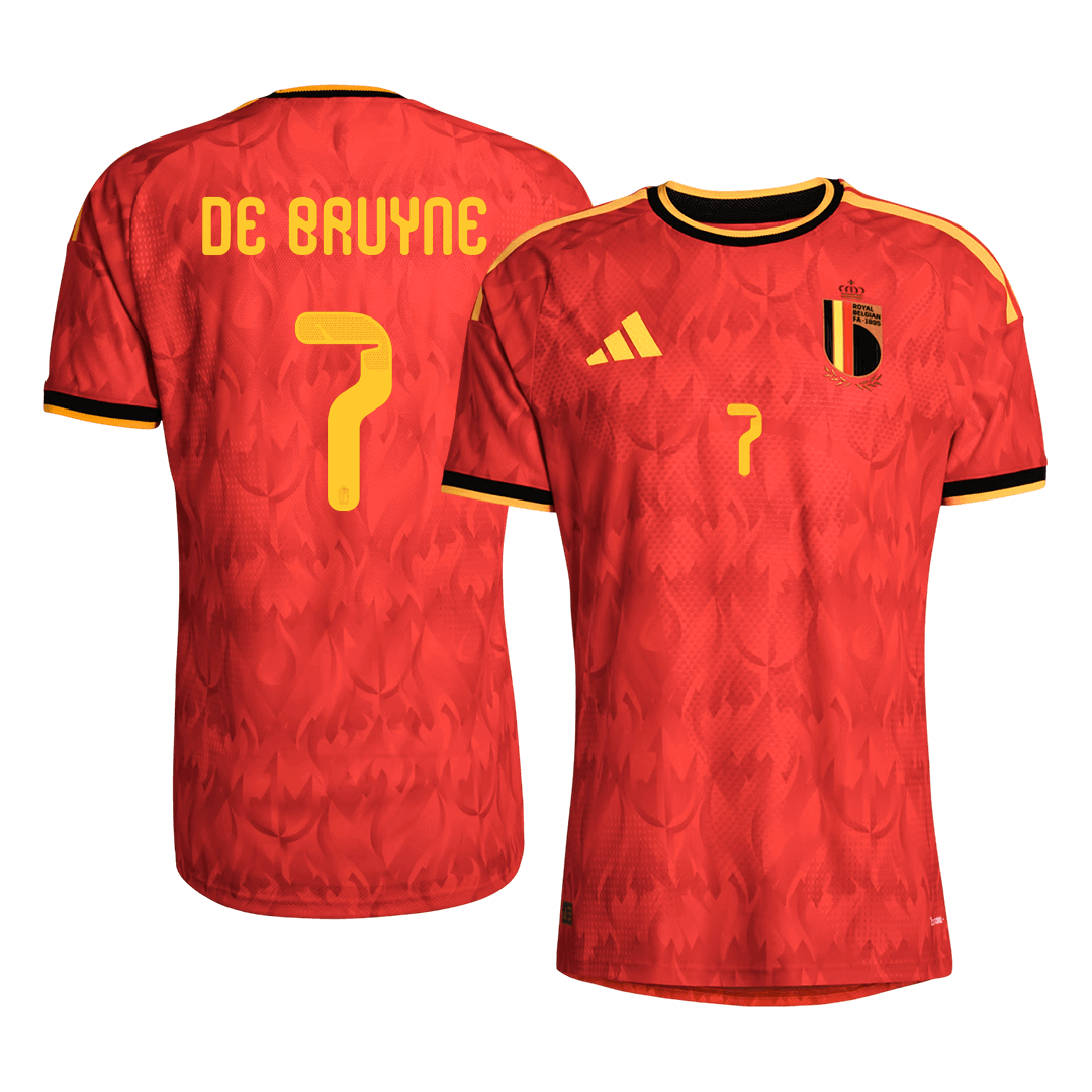 Belgium DE BRUYNE #7 Domov Fotbalový dres World Cup 2026 - verze pro hráče