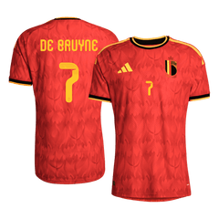 Belgium DE BRUYNE #7 Domov Fotbalový dres World Cup 2026 - verze pro hráče