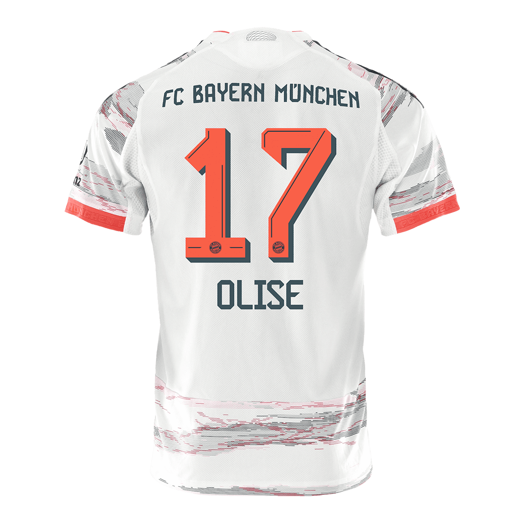 Bayern Munich OLISE #17 Pryč Fotbalový dres 2025/26 - verze pro hráče