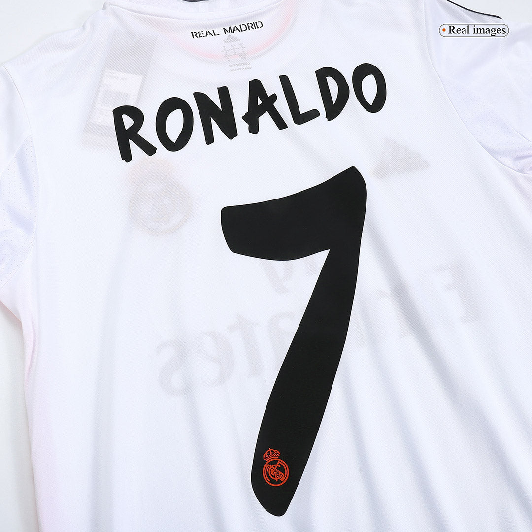 Real Madrid RONALDO #7 Home Retro Football Jersey 2013/14