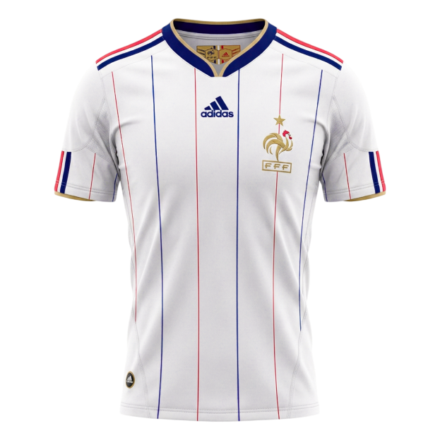 France Pryč Retro fotbalový dres 2010