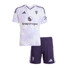 Dětská sada venkovního dresu Manchester United (dres + šortky) 2025/26