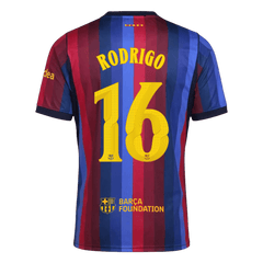 Pánské Barcelona RODRIGO #16 Domov Fotbalový dres 2026/27 - UCL
