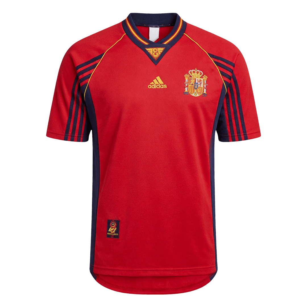 Spain Domov Retro fotbalový dres 1998