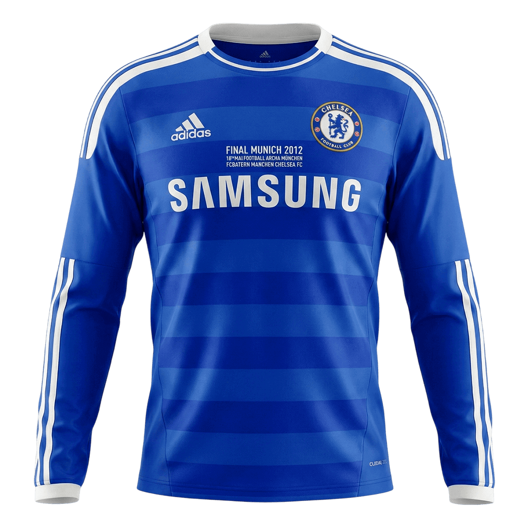 Chelsea Domov Retro Long Sleeve fotbalový dres 2011/12