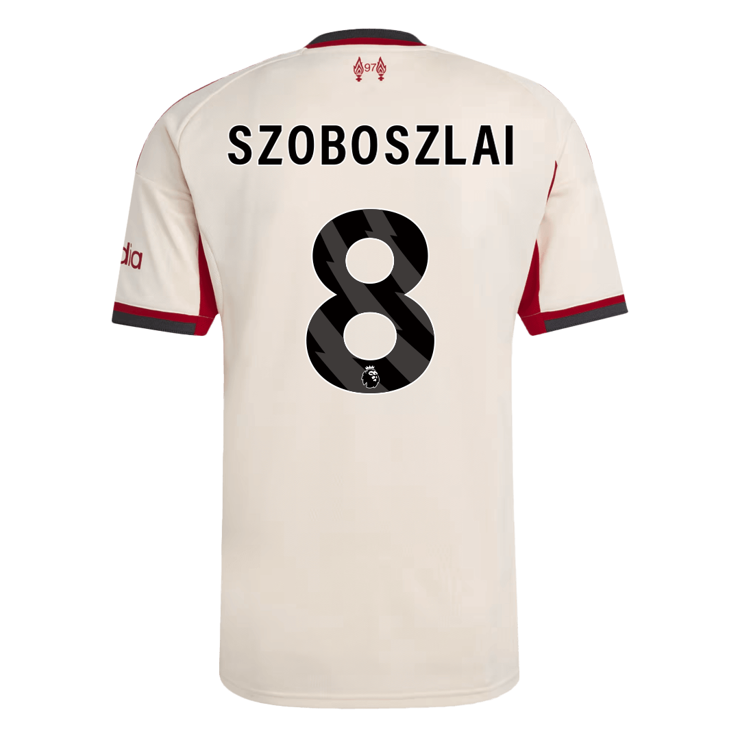 Pánské Liverpool SZOBOSZLAI #8 Pryč Fotbalový dres 2025/26