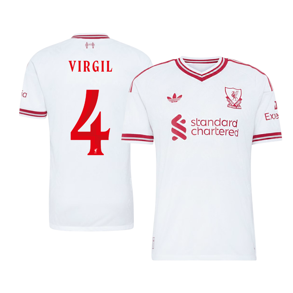 Liverpool VIRGIL #4 Pryč Fotbalový dres 2026/27 - verze pro hráče - UCL