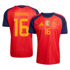 Spain RODRIGO #16 Domov Fotbalový dres Mistrovství světa 2026 Champion Edition - verze pro hráče