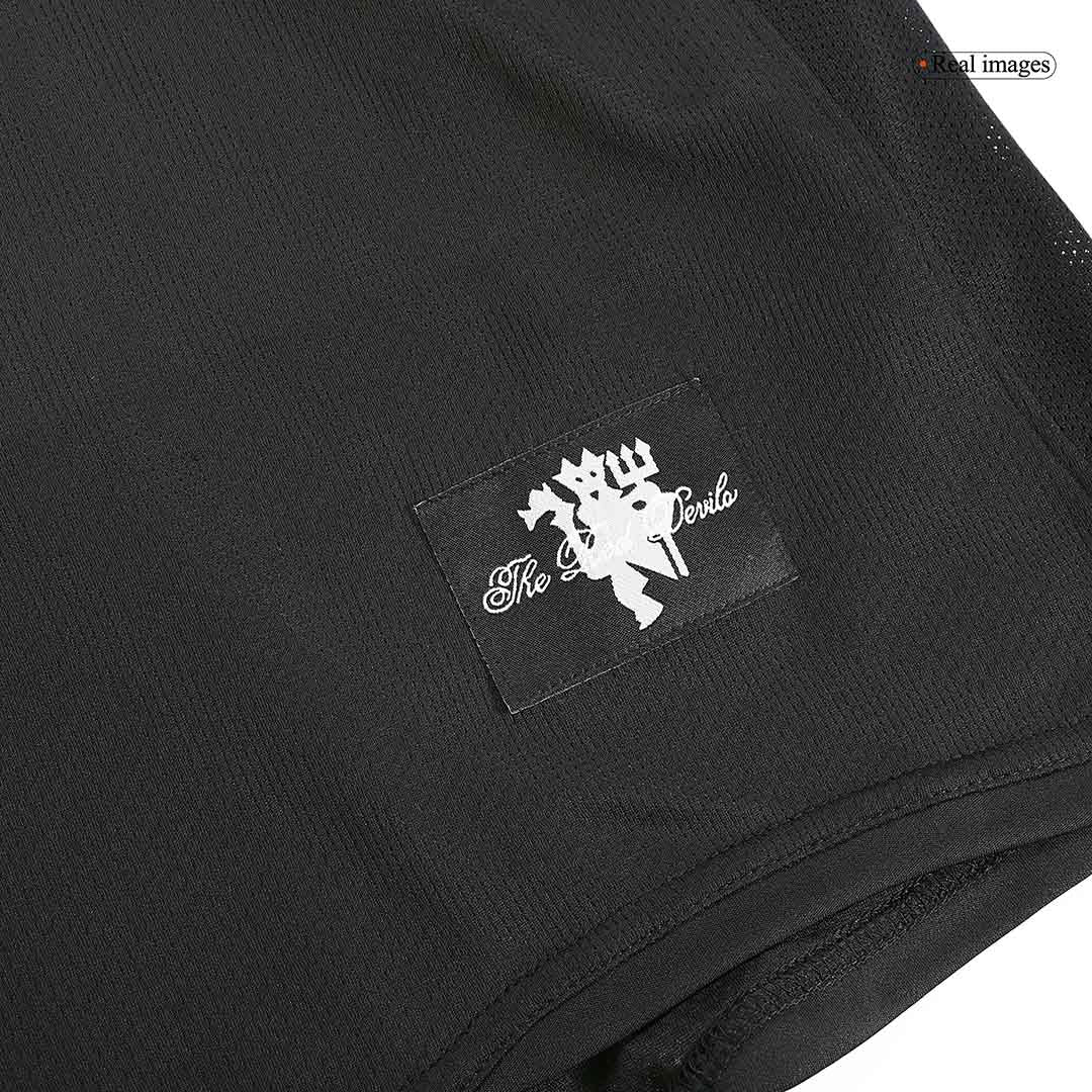 Manchester United RONALDO #7 venkovní retro fotbalový dres s dlouhým rukávem 2007/08