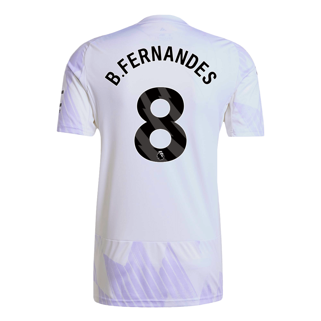 Mužský venkovní fotbalový dres Manchester United B.FERNANDES #8 2025/26