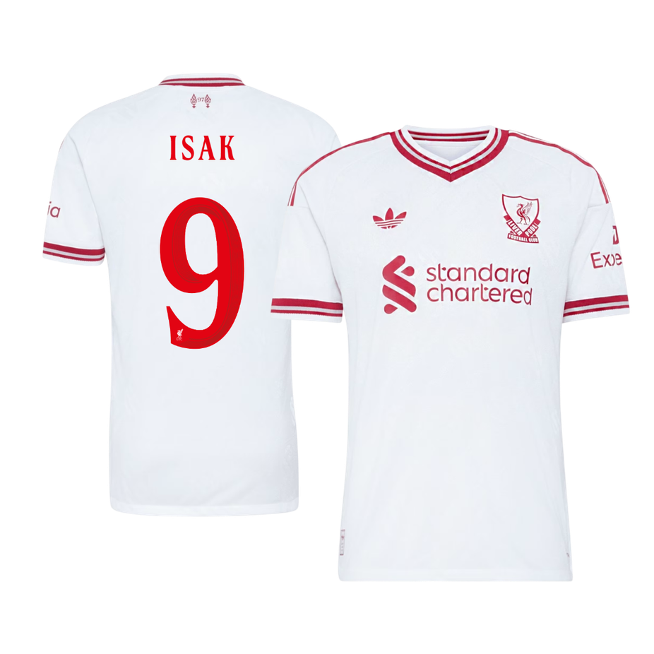 Liverpool ISAK #9 Pryč Fotbalový dres 2026/27 - verze pro hráče - UCL
