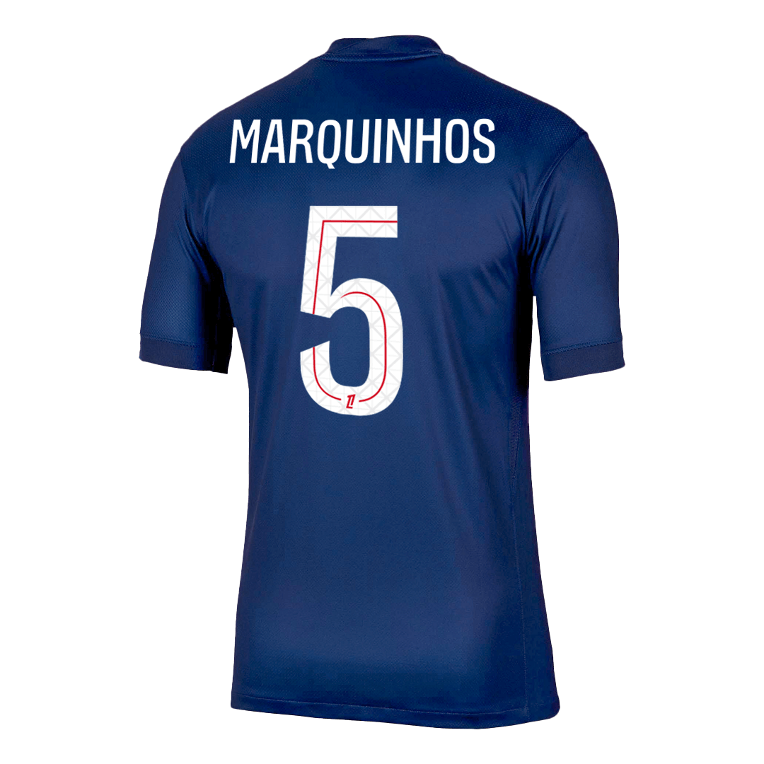 Pánský domácí fotbalový dres PSG MARQUINHOS #5 2025/26