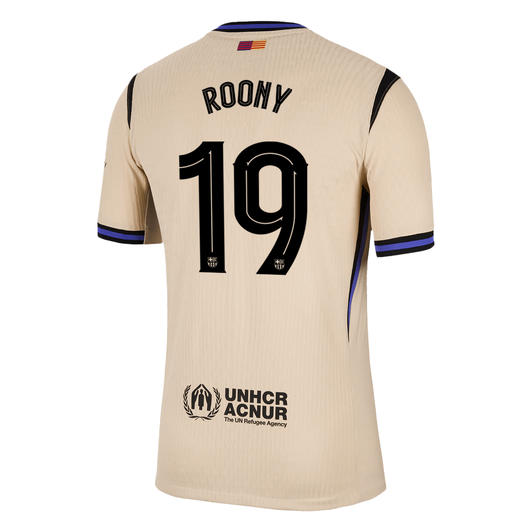 Barcelona ROONY #19 Pryč Fotbalový dres 2025/26 - verze pro hráče - UCL