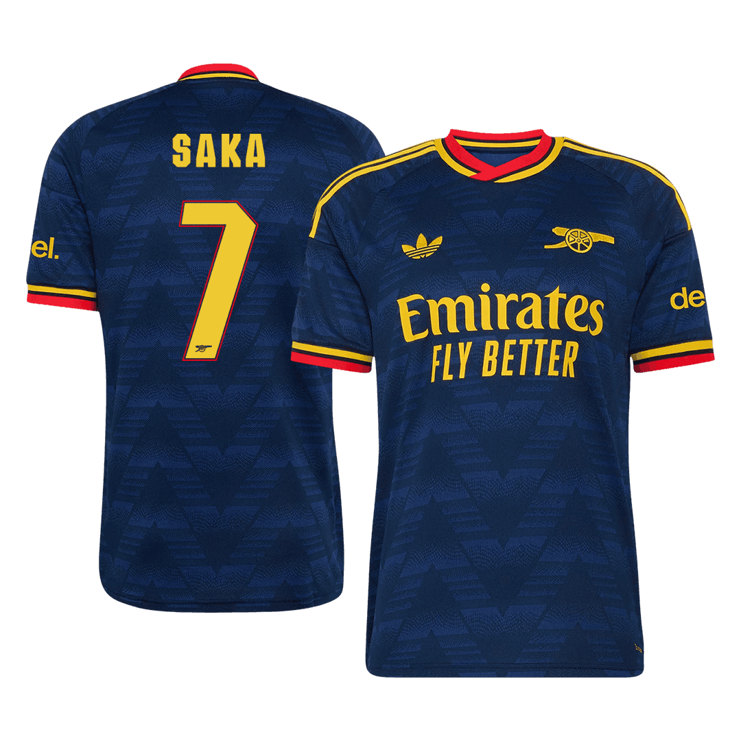 Pánské Arsenal SAKA #7 Pryč Fotbalový dres 2026/27 - UCL