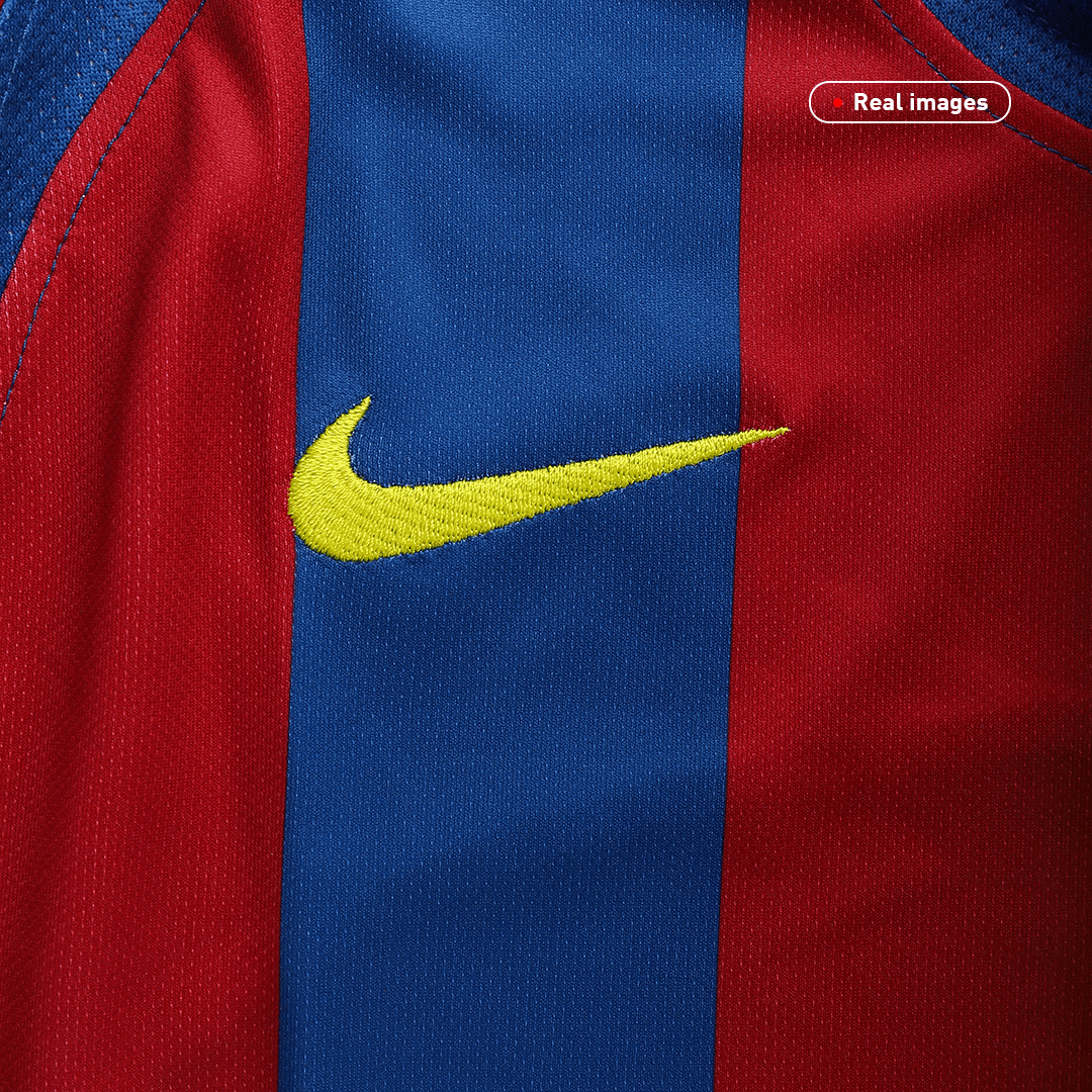 Barcelona Home Retro Football Shirt 2005/06 - UCL