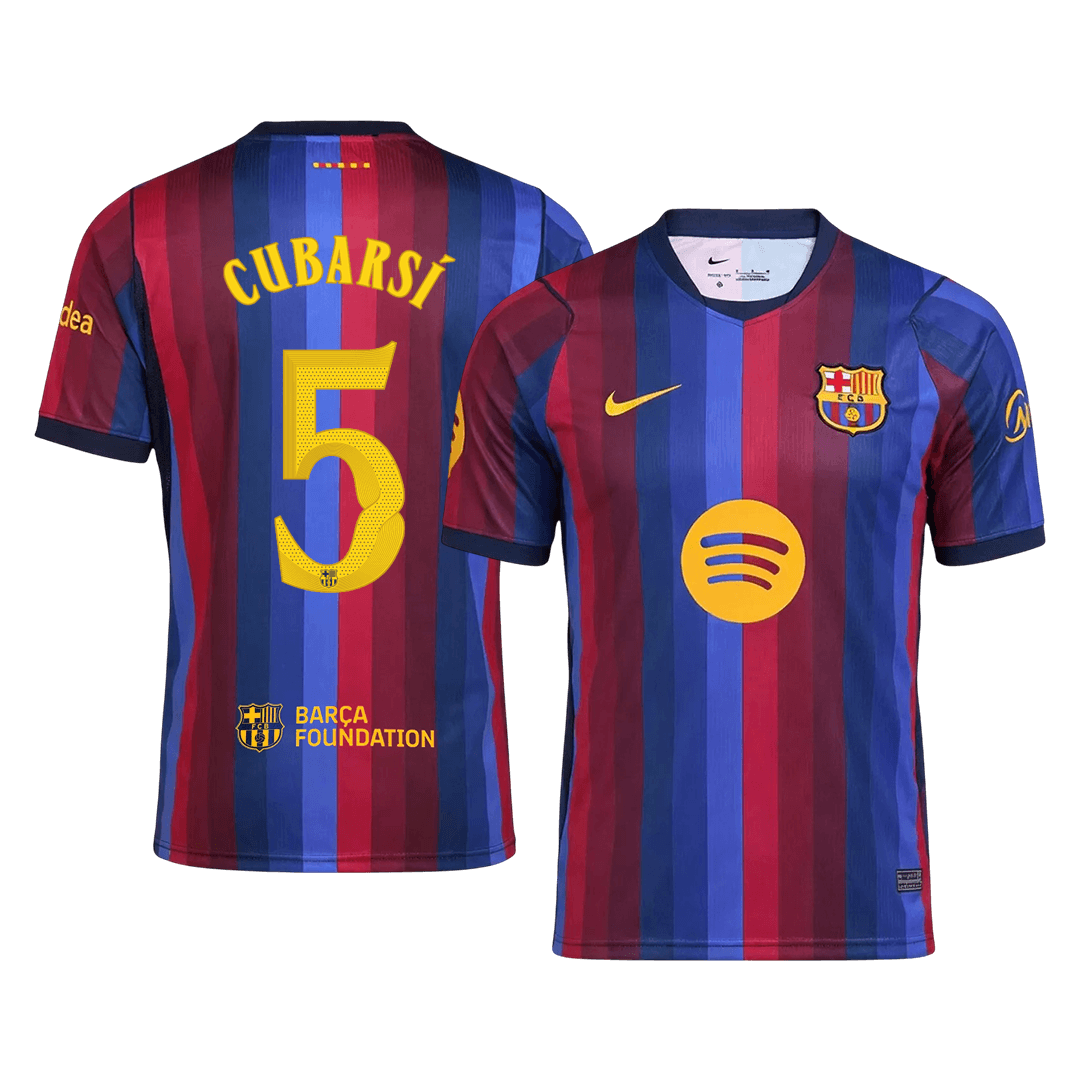 Pánské Barcelona CUBARSÍ #5 Domov Fotbalový dres 2026/27 - UCL