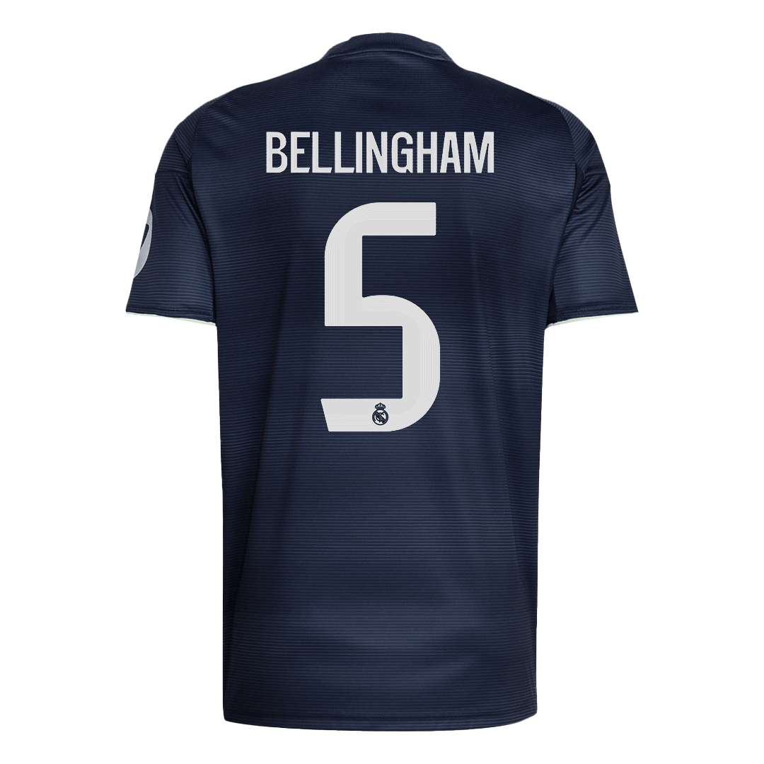 Pánský venkovní fotbalový dres Real Madrid BELLINGHAM #5 2025/26