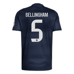Pánský venkovní fotbalový dres Real Madrid BELLINGHAM #5 2025/26