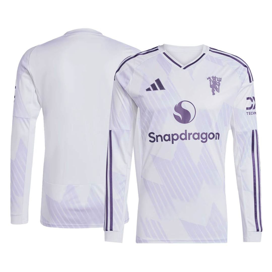Pánský venkovní fotbalový dres Manchester United s dlouhým rukávem 2025/26