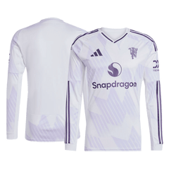 Pánský venkovní fotbalový dres Manchester United s dlouhým rukávem 2025/26