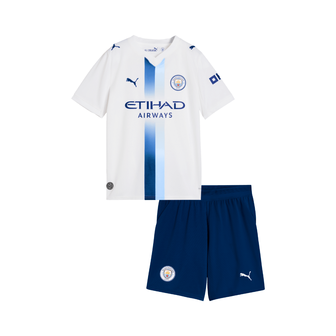 Děti Manchester City Třetí pryč Fotbalový dres Kit(dres + šortky) 2026/27