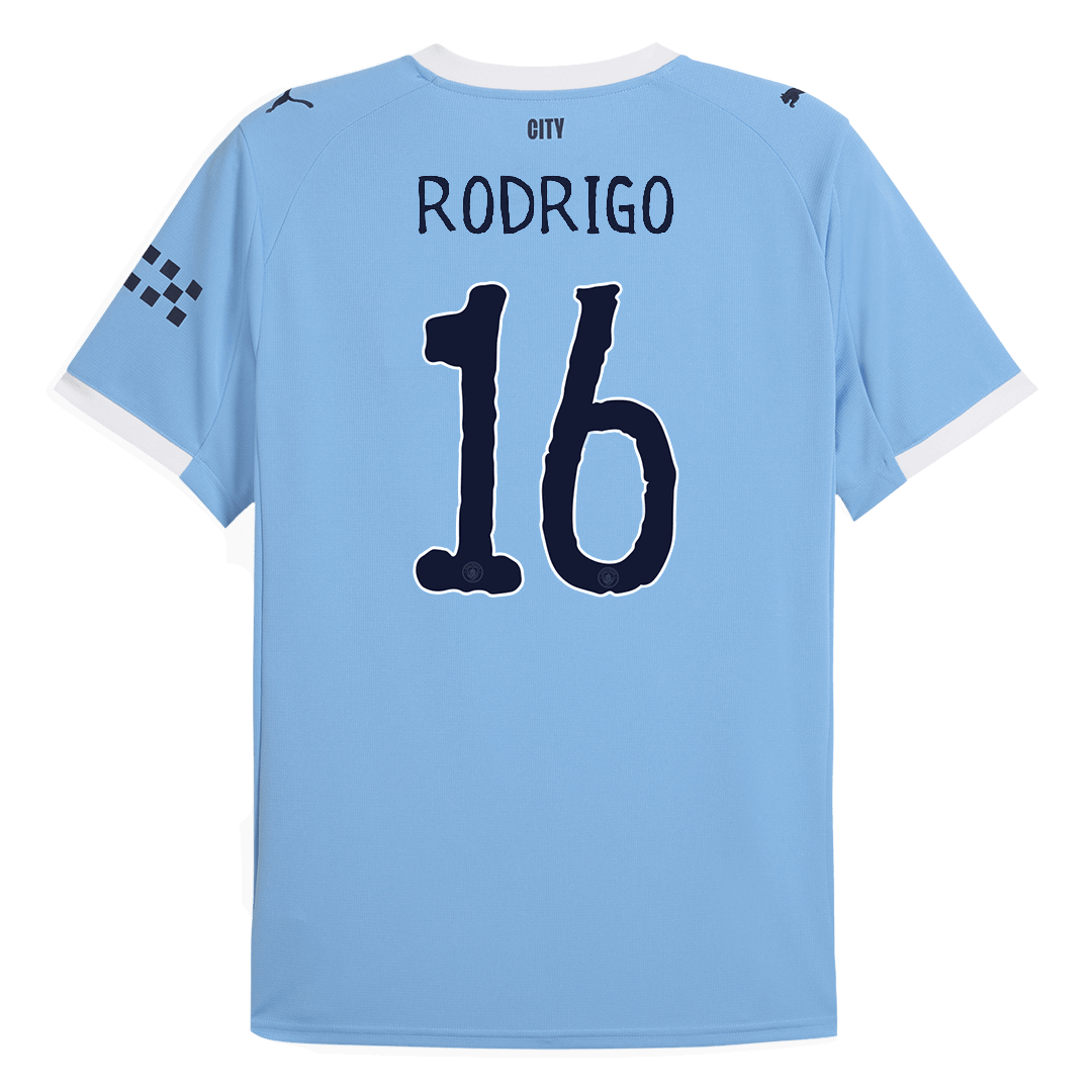 Muži Manchester City RODRIGO č. 6 Domácí Fotbalový dres Mistrovství světa klubů 2025/26