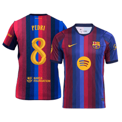 Pánské Barcelona PEDRI #8 Domov Fotbalový dres 2026/27 - UCL