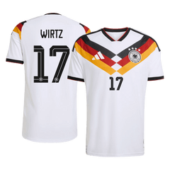 Germany WIRTZ #17 Domov Fotbalový dres World Cup 2026 - verze pro hráče