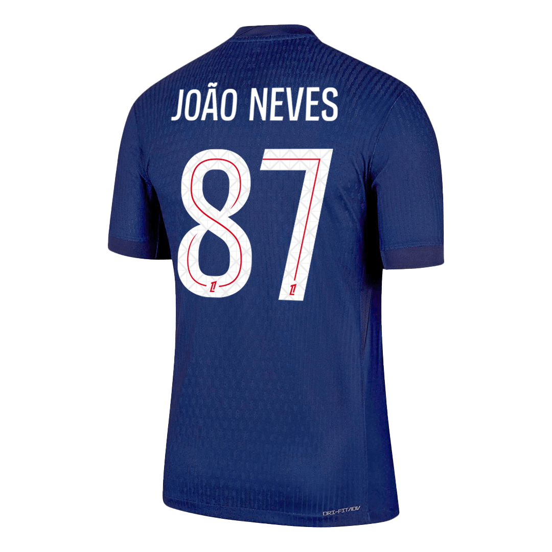 PSG JOÃO NEVES #87 Domov Fotbalový dres 2025/26 - verze pro hráče