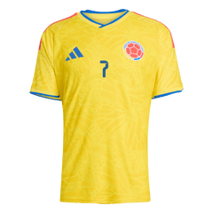 Colombia LUIS DíAZ #7 Domov Fotbalový dres World Cup 2026 - verze pro hráče