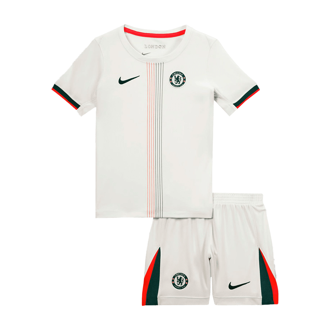Dětský dres Chelsea pro venkovní použití (dres + šortky) 2025/26