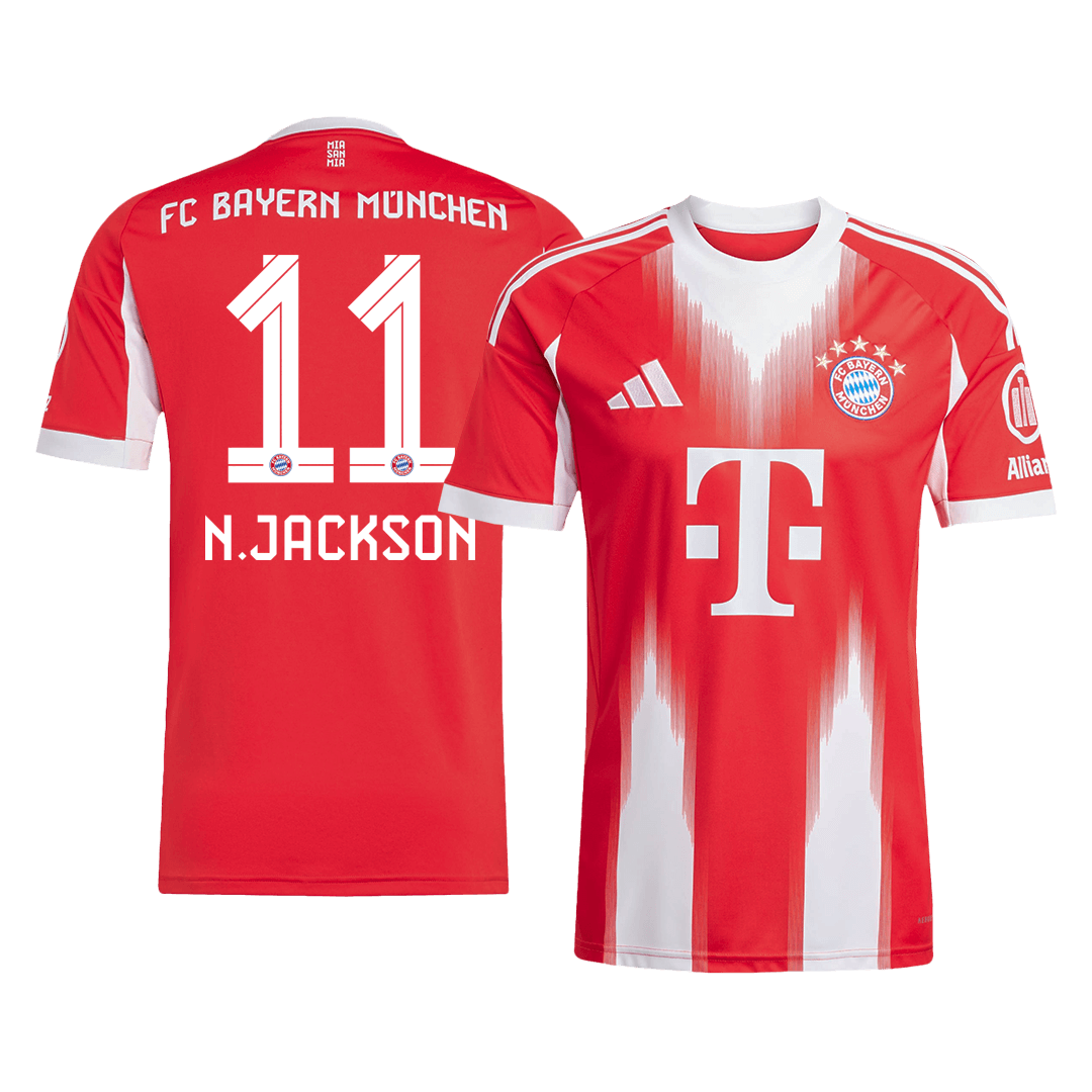 Pánské Bayern Munich N.JACKSON #11 Domov Fotbalový dres 2025/26