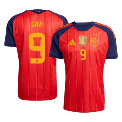 Pánské Spain GAVI #9 Domov Fotbalový dres Mistrovství světa Edice pro šampiony 2026