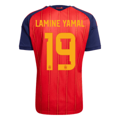 Spain LAMINE YAMAL #19 Domov Fotbalový dres Mistrovství světa 2026 Champion Edition - verze pro hráče