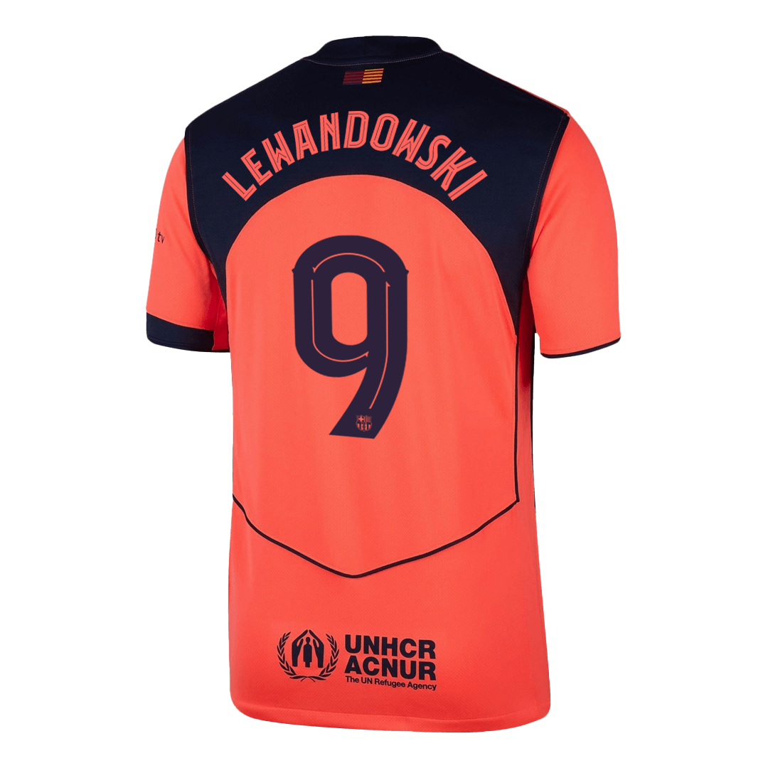 Pánské Barcelona LEWANDOWSKI #9 Třetí pryč Fotbalový dres 2025/26 - UCL