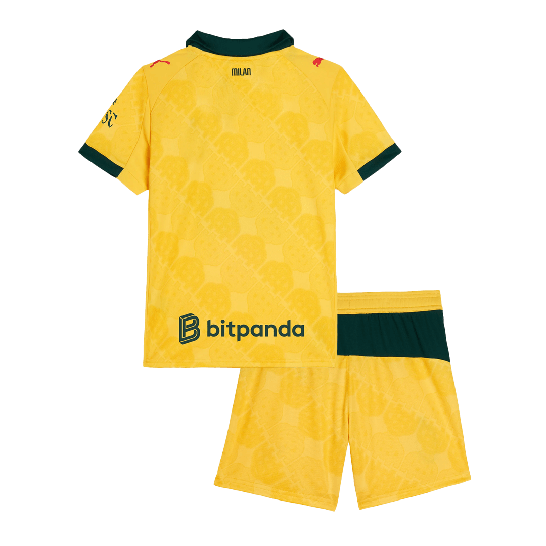Děti AC Milan Třetí pryč Fotbalový dres Kit(dres + šortky) 2025/26
