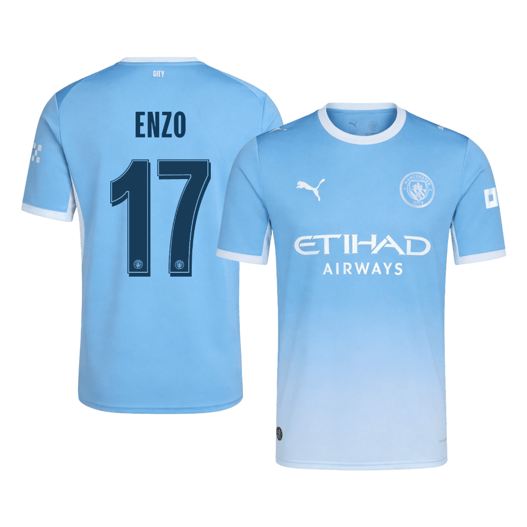 Pánské Manchester City ENZO #17 Domov Fotbalový dres 2026/27 - UCL