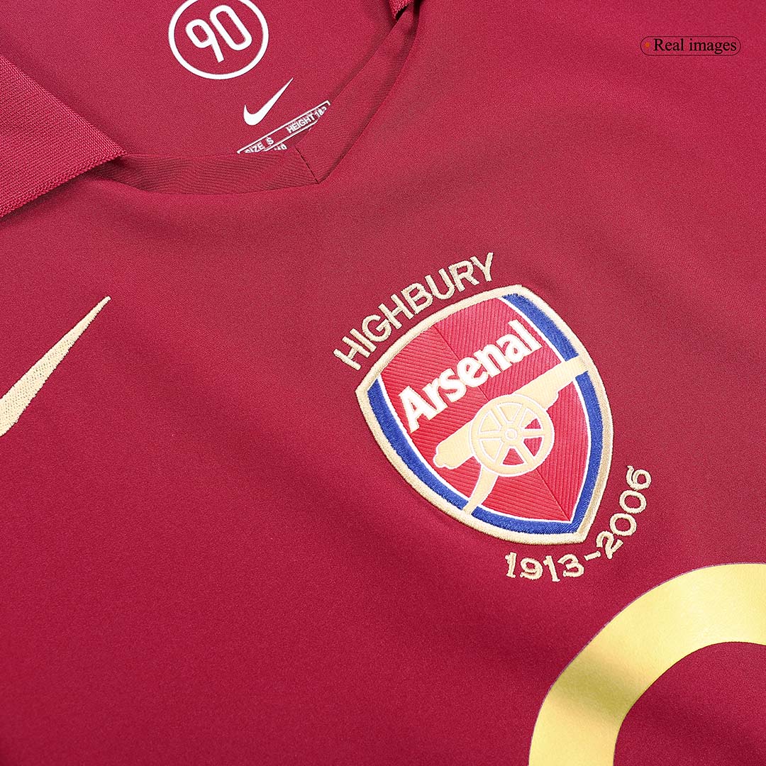 Arsenal BERGKAMP #10 Domácí Retro fotbalový dres 2005/06